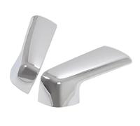 For Chevy For Silverado 1500 2019-2023 Car Replacement Rearview Side Mirror Cover Wing Cap(Silver)
