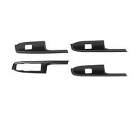 For Chevy For Silverado For Sierra 2019-2026 Car Window Lift Button Panel Decoration Cover Interior Accessories Auto interior decoration strip(Carbon fiber grain 2)