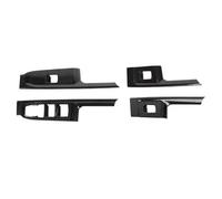 For Chevy For Silverado For Sierra 2019-2026 Car Window Lift Button Panel Decoration Cover Interior Accessories Auto interior decoration strip(Carbon fiber grain 1)