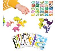 For Children - 25 Piece DIY Creative Craft Sets - Learning and Educational Paper Puzzle - for Birthday Party , Advent Calendar, Classroom, Family Travel and School Trips