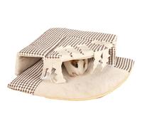 For Chinchillas - Small Animals, Tube Toy with Cozy Interactive Pet | Small Kennel for Ferrets, Bunnies, Hedgehogs, Bearded Dragons, Small