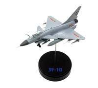 For Chinese Air Force J-10A Fighter J-10 Alloy Metal Aircraft Model With Stand 1/144 Scale Military Aircraft(Grey)