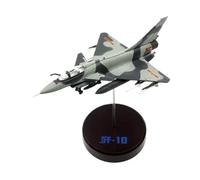For Chinese Air Force J-10A Fighter J-10 Alloy Metal Aircraft Model With Stand 1/144 Scale Military Aircraft(green)
