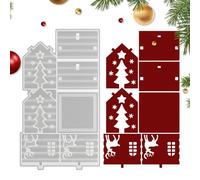 For Christmas Candles - Silicone Mould for Christmas Candle Holder, Non-Stick Mould for Making Lamps with Chalk Sugar Paste - For Clay Chalk Chocolate Party Holiday Wedding Birthday
