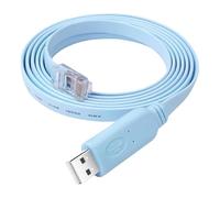 For Cisco Console Cable,USB to RJ45 Console Cable with PL2303 Chip,USB to Rj45 Router Switch Serial,RS232 Console Cable for Cisco Hugwei Routers Switches, for Windows 8, 7, Vista, MAC, Linux 6Ft/1.8m