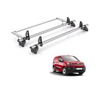 For Citroen Berlingo 2018+ Roof Rack Rhino Kammbar Fleet 2 Bars + Roller
