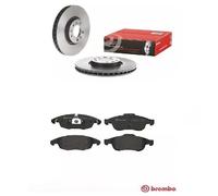 FOR Citroen Berlingo Front Brembo Brake Discs and Pads (304 mm Vented Discs)