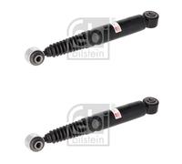 FOR CITROEN BERLINGO MULTISPACE B9 1.6 2008 ON REAR SHOCK ABSORBERS PAIR FEBI