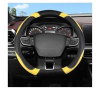 For Citroen C1 C2 C3 C4 C5 C4l For Berlingo C4 For Picasso C5 For Aircross Car Steering Wheel Cover Leather Auto Accessories car steering wheel cover(Yellow)