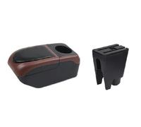 For Citroen C1 Car Armrest Box Central Center Storage Box Interior Parts Accessories WEFOLCC(Black-coffee)