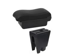 For Citroen C1 Car Centre Consoles Single Double Layer Storage Rear Utility Box Retrofit Interior Car Accessories(B1 black line 3)