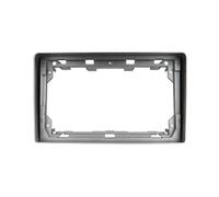 For CITROEN C2 2003-2009 2 Din Car Radio Fascia Stereo Audio Player DVD Panel Dash Frame Center Console Holder Car Radio Frame(Silver)