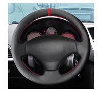 For Citroen C2 Auto Accessories Car Steering Wheel Cover DIY Microfiber Leather Steering Wheel Covers(Yellow Thread)