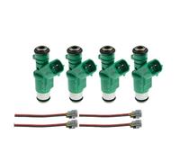 for Citroen C2 C3 for Nemo 1.1 1.4 Petrol Fuel Injector 01F023 9655833580 H75117167 Fuel Injector(4 Pieces with Wire)