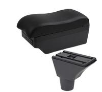 For Citroen C3 C4 Car Armrest Box Center Console Central Storage Box Accessories Parts USB Charging WEFOLCC(C2 black line 7USB)