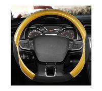 For Citroen C3 II III 2009-2021 For AIRCROSS 2017-2021 Car Steering Wheel Cover Auto Accessories Anti-slip Protector(Yellow)