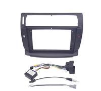 For Citroen C4 LA LC For C-Triomphe For C-Quatre 2004-2014 9inch Car Radio Fascia Frame Adapter Audio Panel Mounting Trim RESPUNEKBAH(BLACK with cable)