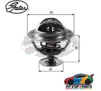 For Citroen C8 Coolant Thermostat Gates TH12283G2 Durable Premium 2002-2025