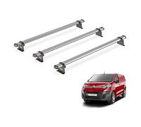 For Citroen Dispatch 2016+ Roof Rack 3x Roof Bars UltiBar Trade | Only fits L2 M Wheelbase, Van Guard, Heavy Duty Steel Roof Bars