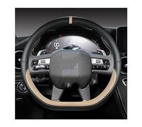 For Citroen DS3 DS4 DS5 DS5 DS 5LS DS6 DS7 DS9 Non-slip D Shape Car Steering Wheel Cover Car Steering Wheel Protector(Beige)