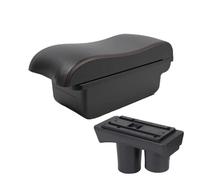 For Citroen For C-Elysee Car Armrest Box Storage Box Interior Car Accessories Console Storage Box(A1 Black red NO USB)
