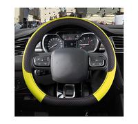 For Citroen For C-Elysee For C For Elysee Non-slip Car Steering Wheel Cover Auto Accessories Anti-slip Protector(D shape Yellow)