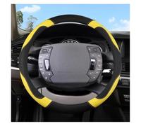 For Citroen For C1 For C2 For C3 For C4 For C5 For C4L For Berlingo Car Steering Wheel Cover Car Steering Wheel Cover(YELLOW O SHAPE)