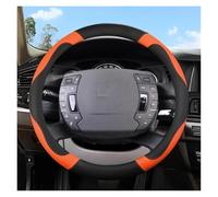 For Citroen For C1 For C2 For C3 For C4 For C5 For C4L For Berlingo Car Steering Wheel Cover Car Steering Wheel Cover(Orange O SHAPE)