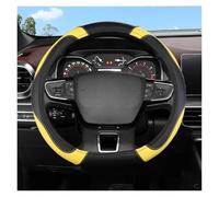 For Citroen For C1 For C2 For C3 For C4 For C5 For C4L For Berlingo Car Steering Wheel Cover Car Steering Wheel Cover(YELLOW D SHAPE)