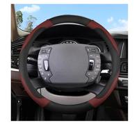 For Citroen For C1 For C2 For C3 For C4 For C5 For C4L For Berlingo Car Steering Wheel Cover Car Steering Wheel Cover(WINE RED O SHAPE)