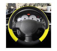 For Citroen For Saxo For Saxo VTS 1996 1997 1998 1999 2000 2001 2002 2003 2004 Car Steering Wheel Cover Anti-slip Protector(Yellow)