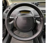 For Citroen For Triumph For C4 2005 2006 2007 2008 2009 2010 Leather Braid For Steering Wheel Car Steering Wheel Cover Wheel Sleeve Protector(Red Thread)