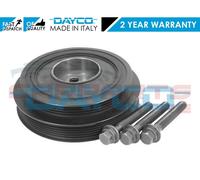 FOR CITROEN FORD PEUGEOT GENUINE DAYCO CRANKSHAFT CRANK PULLEY SET