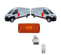 For CITROEN Relay Jumper 06-16 Side Marker Lens Light + socket + cable + bulb