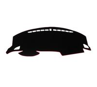 For Civic 10th 2016-2020 Car Dashboard Cover Avoid Light Pad Sun Shade Case Anti-UV Carpets Non-Slip Mats Dash Board Carpet(A Red Side LHD)