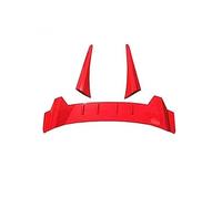 For Civic 10th 4-Door Sedan 2016 2017 2018 Car Rear Window Roof Spoiler Roof Wing Tail Wing FRTRGVUVXP(Red)