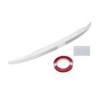 For Civic 10th For Gen Sedan 2016 2017 2018 Rear Trunk Spoiler Lip Boot Wing Rear Spoiler Wing Lip Extension OTBEHUWJ(White)