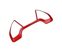 for Civic 10th Gen 2016 2017 2018 2019 2020 2021 Car for Dashboard Decor Frame Red Trim Sticker Interior Interior Trim Cover Panel