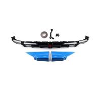 For Civic 11th 2022-2025 Rear Bumper Diffuser Lip With LED Brake Light Tail Boot Side Spoiler Splitter Corner Cover Rear Bumper Guard(Booster Blue)