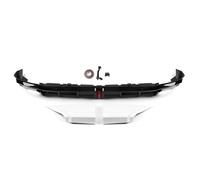 For Civic 11th 2022-2025 Rear Bumper Diffuser Lip With LED Brake Light Tail Boot Side Spoiler Splitter Corner Cover Rear Bumper Guard(Crystal Bright White)