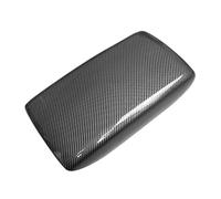 For Civic 11Th 2022 Car Central Armrest Storage Box Panel Carbon Fiber Interior Seat Panel Trim(Black)