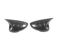 For Civic 11th Gen 2021 2022 2023 ABS Car Exterior Rearview Mirror Cover Stickers Modeling Decorative Accessories HETEVSCCK(B Carbon fiber look)