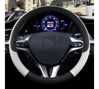 For Civic 2004 2006 2007 2008 2009 2012 2013 2014 2015 Leather Car Steering Wheel Cover Breathable Non-slip Car-styling Parts(Style1)