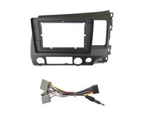 For Civic 2006-2011 10.1 Inch Car Android Radio MP5 Player Casing Frame 2Din Panel Head Unit Fascia Dash Cover Trim LIANGYIMEI(Right-frame-cable)