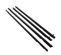 for Civic 2006-2011 4pcs Car Outer Windows Rubber Weatherstrip Waterproof Pressure Strip Sealing Strip WEFOLEN