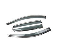 For Civic 2008 Window Visor Vent Shades Auto Sun Rain Deflector Guard F4pcs/set Door Sun Visors(A STYLE)