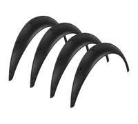 For Civic 2009-2019 4PCS Car Wheel Arch Fender Flares Mud Splash Guard Eyebrow Extra Wide Body Kits Car Wheel Arch Guard