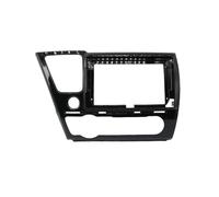 For Civic 2013 2014 2015 + Car Radio Stereo Player Panel Casing Frame 2 Din Head Unit Fascia Dash Cover 9 Inch Dashboard trim frame(UV Black)