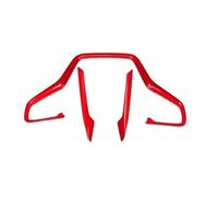 For Civic 2016-2020 10Th Red Car Interior Steering Wheel Cover Trim Car Styling Interior