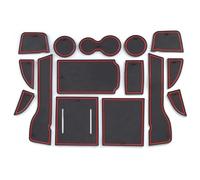 For Civic 2022 11th Anti-Slip Gate Slot Cup Mat Accessories Rubber Coaster Non-Slip Pad Car Sticker Custom Car Anti-Slip Cup Mat